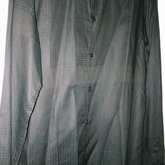 Zara Mixed Pattern Long Sleeve Slim Fit Button Down Shirt - Picture 5 of 6